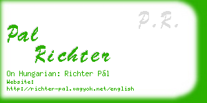 pal richter business card