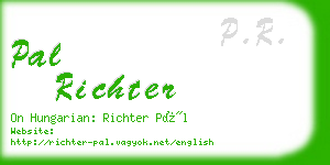 pal richter business card